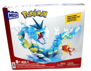 NEW Pokemon MEGA Building Set HNT95 Magikarp Evolution Set 411 pcs NIB - Picture 1 of 6