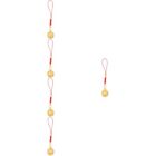  5 Count Car Accesories Mobile Phone Chain Hanging Decor Alloy