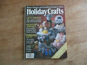 Better Homes & Gardens Creative Ideas Holiday Crafts 1983 Vintage Patterns Incl. - Imagen 1 de 4