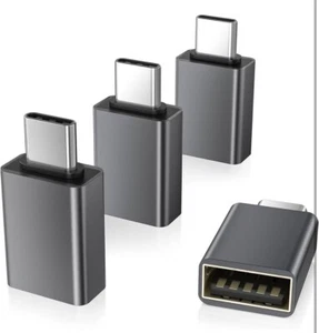 4-Pack USB-C 3.1 Male to USB A Female Adapter Converter OTG Type C Android Phone - Picture 1 of 7