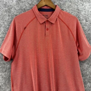 Polo de golf Rhone adulto hombre grande rojo liso manga corta pulóver - Imagen 1 de 18