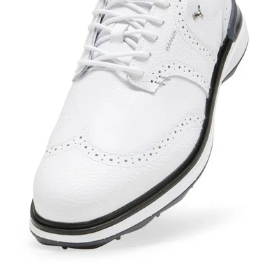 Zapatos de golf Puma Avant WingTip 378824-01 Puma blancos/blancos para hombre sin clavos Foto 1 de 4