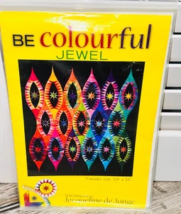 BE BUNT "JEWEL" 59" x 53 Jacqueline de Jonge Quilt Muster - Bild 1 von 1