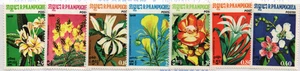 Camboya 1984 Yvert 477/83 Flowers MNH VF - Picture 1 of 1