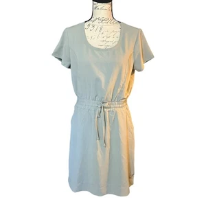 32 Degrees Cool Gray Round Neck Elastic Waist Dress Small NWOT - Picture 1 of 4