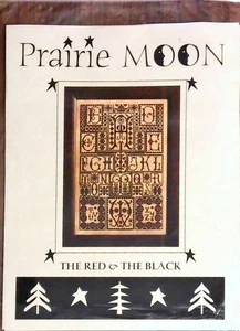 Prairie Moon The Red & The Black cross stitch VINTAGE pattern Halloween style - Picture 1 of 2