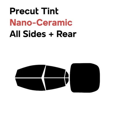 Precut Window Film Automotive Nano Ceramic DIY Tint for Chevrolet Volt 2016-2019 - Image 1 of 4