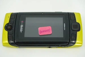 Téléphone portable vintage T-Mobile Sidekick 2 PV210 danger aigu jaune QWERTY - Photo 1 sur 11