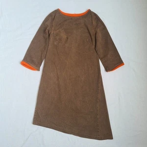 Cop Copine Damen Vintage Y2K Denim Etuikleid Größe S Knielang Braun - Bild 1 von 20