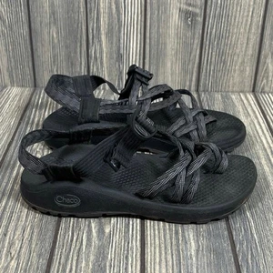 Chaco Sandalen schwarz Riemchen klobig Damengröße 6 Outdoor Wandern Camping Relax - Bild 1 von 7