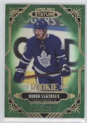 2020-21 Upper Deck Stature Rookies Green /175 Mikko Lehtonen #134 Rookie RC - Image 1 of 2