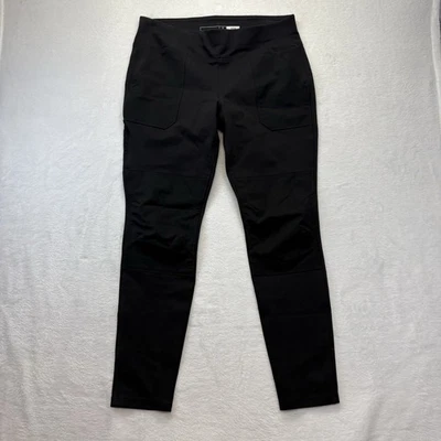 Pantalones Carhartt para mujer L Reg negros ajustados ropa de trabajo utilitaria elástica doble rodilla Foto 1 de 4