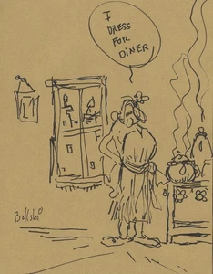 AUTOGRAPHED, ORIGINAL RALPH BAKSHI DOODLES - Picture 1 of 1