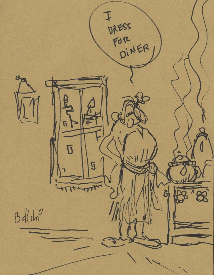 AUTOGRAPHED, ORIGINAL RALPH BAKSHI DOODLES - Image 1 of 1