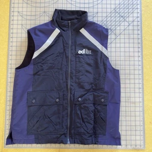 Vest Stan Herman Navy Blue Purple Reflective Water Resistant Uniform RG-L - Picture 1 of 4