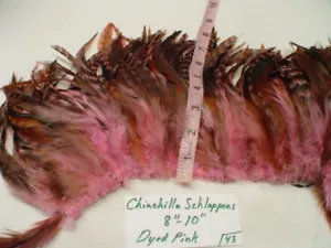 RARO 50ct Gallo Schlappens Fly Tying, Crafts, rosa grizzly - Foto 1 di 2