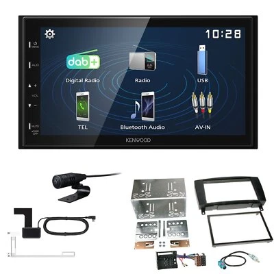Kenwood 2DIN DAB+ Autoradio für Mercedes Benz CLK Facelift 2004-2010 - Bild 1 von 4