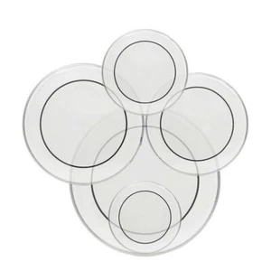 Drum Skin Professional 12" 13" 14" 16" 22" PET Drum Heads w/ Dot Set Clear - Picture 1 of 7