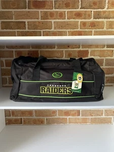 Canberra Raiders Duffle Bag With Tags Players Bag Rugby League NRL Football - Picture 1 of 21