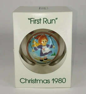 De colección Schmid Navidad 1980 Raggedy Ann "First Run" 5ta Edición Limitada Nuevo en Caja - Imagen 1 de 6