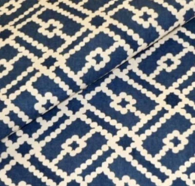 Cotton Pipa Blue Fabric - Image 1 of 4