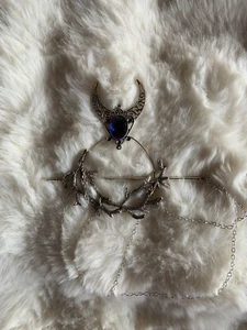 Haarschmuck Fantasy Gothic - Bild 1 von 3