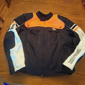 Harley-Davidson Jacket Mens 2XL Metonga Ventilator Motorcycle Coat XXL Black - Bild 1 von 21