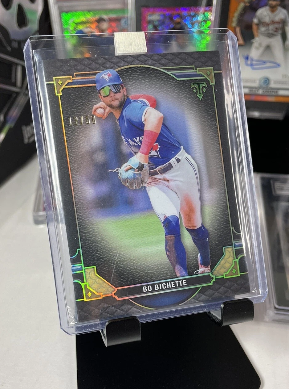BO BICHETTE #62 - 2022 TOPPS TRIPLE THREADS - Black Onyx Parallel 12/50🔥🖤🔥