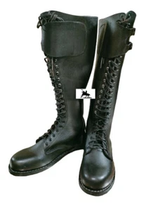Zweiter Weltkrieg deutsche Kampfzeit hohe Stiefel mit Hobnägeln Größe US 6 bis US 15 - Bild 1 von 4