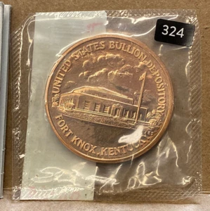 FORT KNOX US MINT MEDAL BRONZE 1.5" 324 - Picture 1 of 2