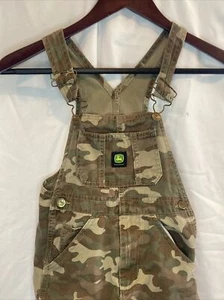 Kids John Deere Camo Overalls - Picture 1 of 3