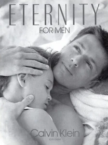 1991 Calvin Klein CK Eternity perfume 1-page MAGAZINE AD - Picture 1 of 1