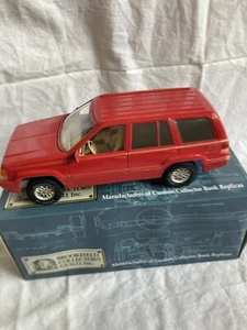 Brookfield Collectors Guild 1994 Jeep Grand Cherokee Limited Bank New in Box - Picture 1 of 6