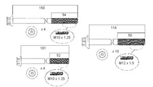 PERMASEAL HBS181 HEAD BOLT SET FOR FORD RANGER & MAZDA BT50 CHECK APP BELOW - Picture 1 of 3