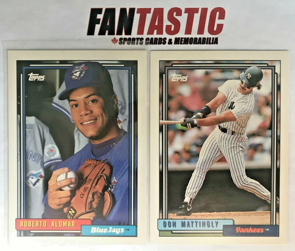 1992 Topps Baseball Card YOU PICK #251-500 inc RC & HOFers Finish your Team Set! - Image 1 of 1
