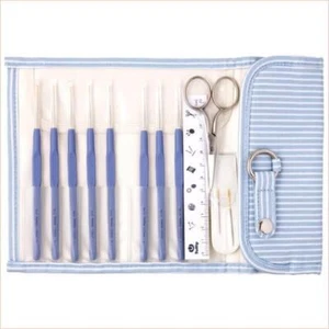 Tulpe Etimo Spitze Häkelnadel Nadel Set Royal Silber TLS-001 Hergestellt in Japan Kostenloser Versand - Bild 1 von 5