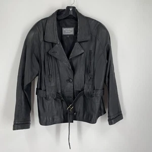 Valentino Vera PEelle Damen schwarze Echtlederjacke Gr. L - Bild 1 von 7