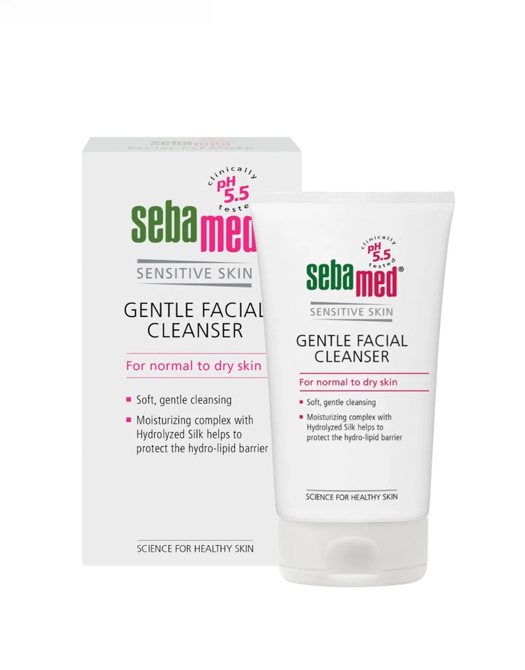 Limpiador facial suave SebaMed 150 ml 4 piezas - para piel normal a seca Foto 1 de 1