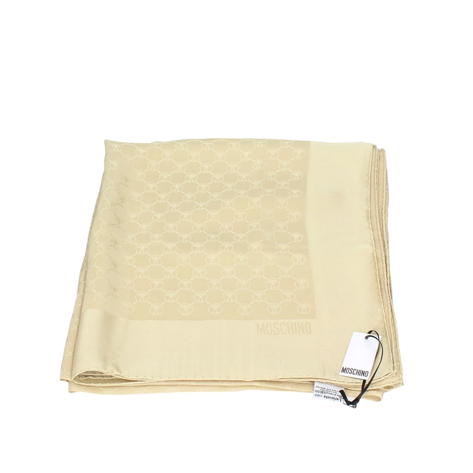 30506 Foulard MOSCHINO Donna Beige FB0006 Foto 1 de 1