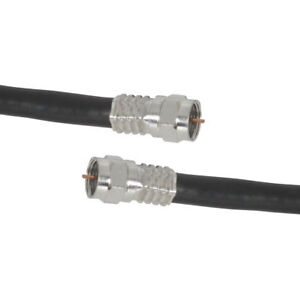 10m High Quality RG6 Quad Shield Lead with Crimped Connectors F58 plugs WV7396