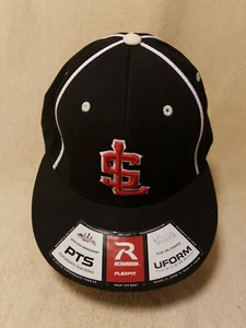 ST LOUIS RICHARDSON PULSE BLACK WHITE STRIPE SM-MD FITTED HAT CARDINALS NO 3 CAP - Picture 1 of 6