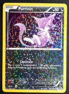 PURRLOIN RC13/RC25 Holo Radiant Collection POKEMON B&W Legendary Treasures - Foto 1 di 2