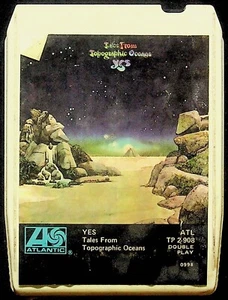 YES – Tales From Topographic Oceans 8-Track Tape 1973 Atlantic Prog Rock Double - Picture 1 of 4