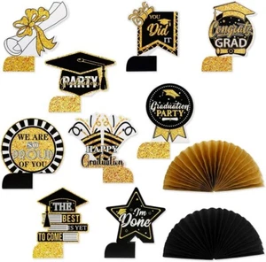 Graduation Honeycomb Table Decoration Set for Party Supplies and Desktop Decor - Picture 1 of 5