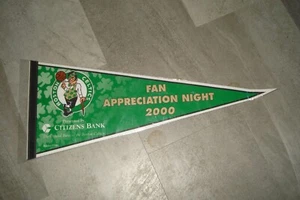 NBA Boston Celtics Felt Pennant- 2000- FAN APPRECIATION NIGHT - Picture 1 of 2