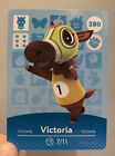 AUTHENTIC 280 VICTORIA Nintendo Amiibo Animal Crossing Card - Never Scanned, New