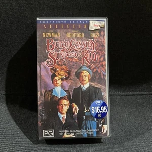 Butch Cassidy and the Sundance Kid VHS PAL Video Paul Newman Robert Redford 1997 - Picture 1 of 5