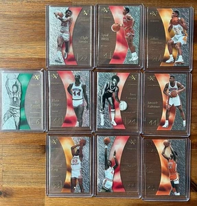 (9) 2012-13 Fleer Retro 97-98 EX 2001 9 Card Lot HOF Bill Russell HOF Acetate - Picture 1 of 2