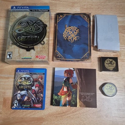 Ys: Memories of Celceta Silver Anniversary Edition PS Vita CIB Completo - Probado Foto 1 de 4
