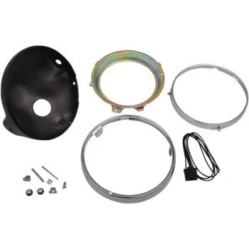 EMGO Kawasaki Style 7 pulgadas Conjunto de faros 7 pulgadas negro 66-65010 Foto 1 de 1